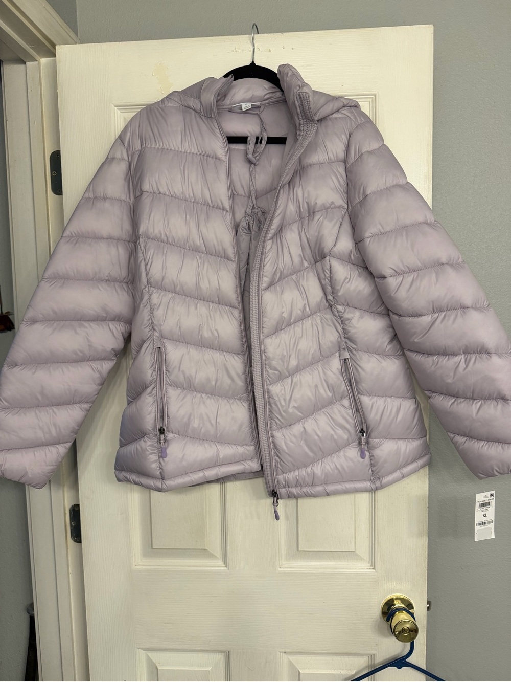 Charter Club Light Lavender Quilted Packable Puffer Jacket